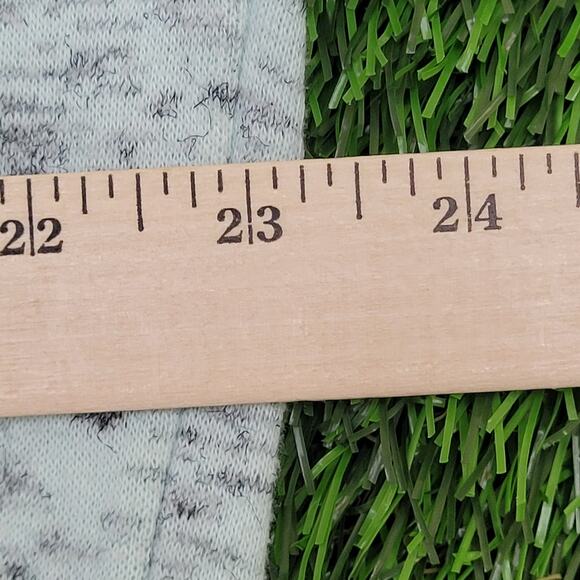 Vintage 80s MOD Sweatshirt Womens XL 23x22 Gray Green - Picture 5 of 10